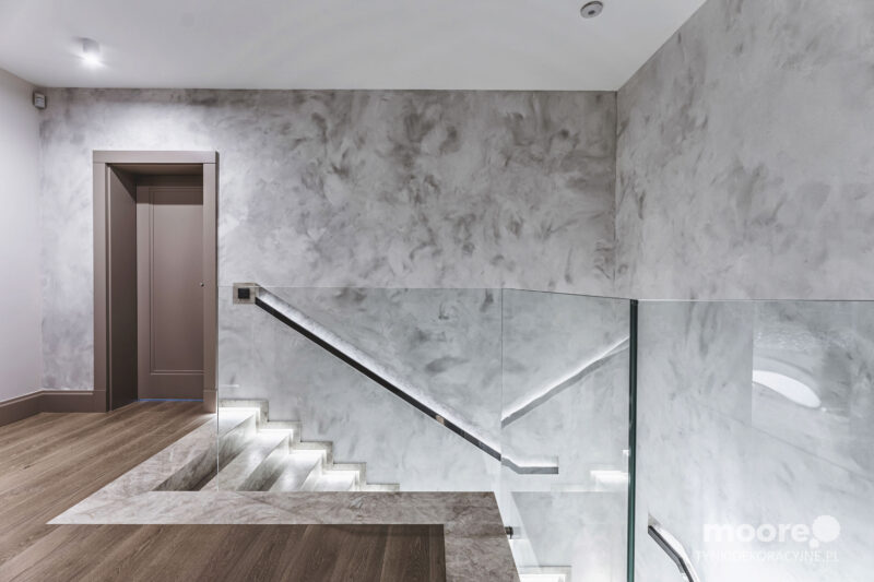 tynki dekoracyjne w salonie